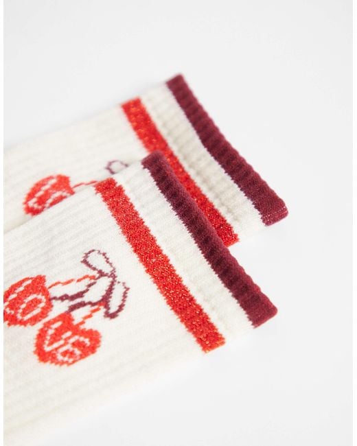 Accessorize White – socken