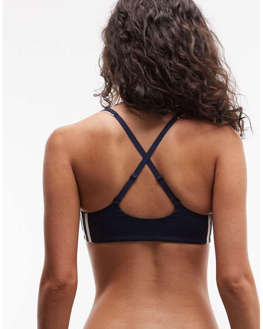 Adidas Originals Blue Adidas Originals Sports Light Support Twist Sports Bra