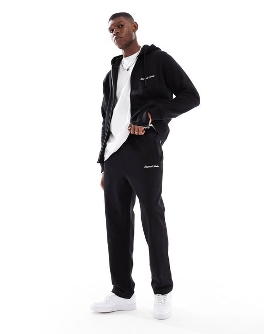 Jack & Jones Black Relaxed Fit jogger for men