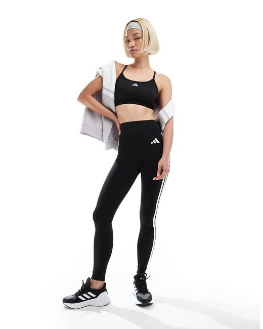 Adidas Originals Black Adidas Training Low Support Bra