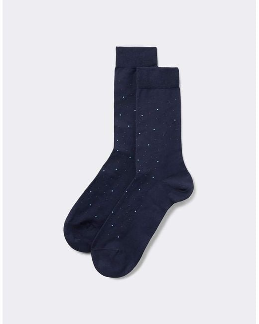 Calzedonia Blue Patterned Socks for men
