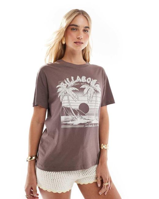 Camiseta Sweet Escape De Billabong de color Brown