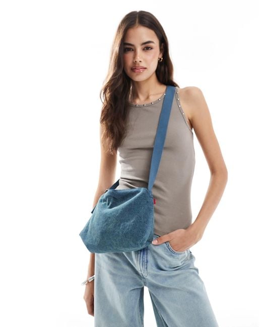 Levi's Blue Ali Small Denim Shoulder Bag