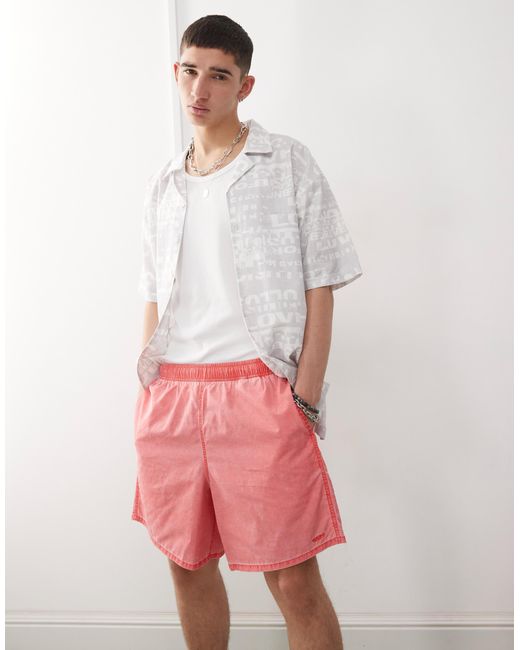 Easy - short en coton et nylon - sauce pimentée Obey pour homme en coloris Multicolor