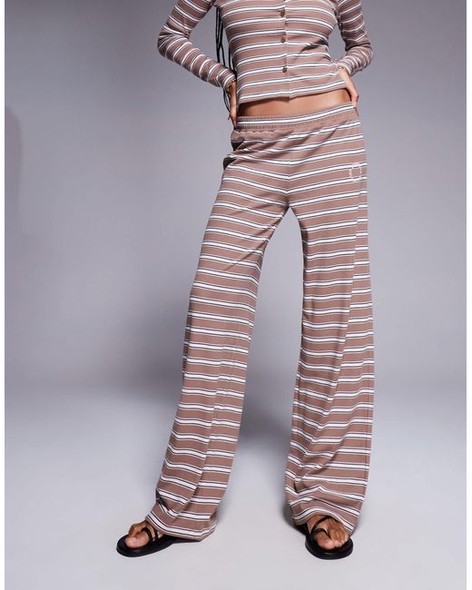 ASOS Multicolor Weekend Collective Co-ord Stripe Trouser