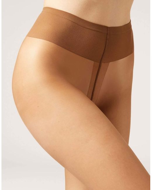 Calzedonia White 8 Denier Resistant Sheer Tights