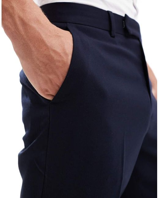 ASOS Blue Slim Smart Trouser for men