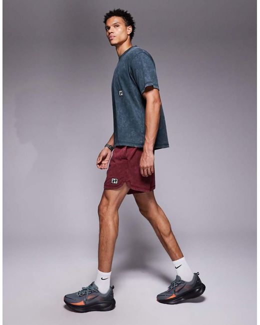 Nike Blue Heritage Logo Shorts for men