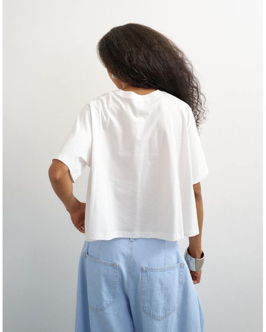 TOPSHOP White Trapeze Tee