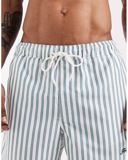 ASOS White Swim Shorts for men
