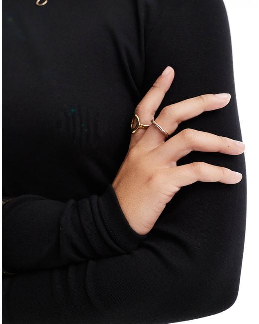 ONLY Black Long Sleeve Top