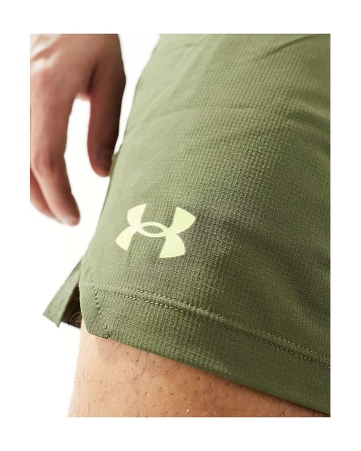 Under Armour Green Vanish Woven 6 Inch Shorts for men