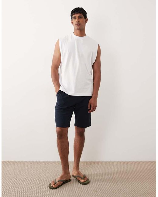 Jack & Jones White 2 Pack Jersey Shorts for men