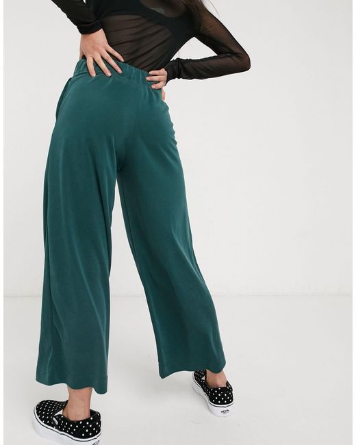 Monki Denim Cilla Cupro Wide Leg 