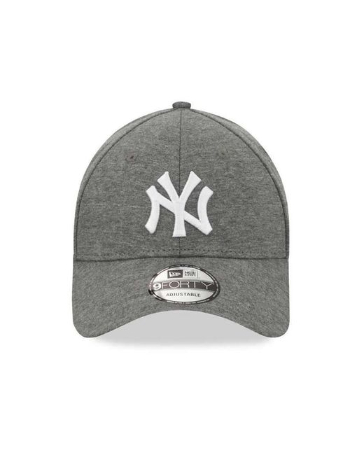 KTZ Gray Ny Yankees 9forty Essential Jersey Cap