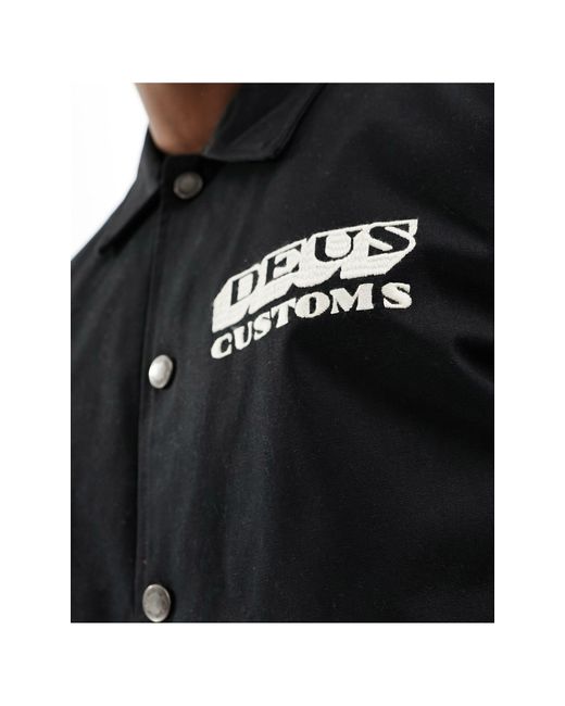 Amped - veste d'entraîneur Deus Ex Machina pour homme en coloris Black