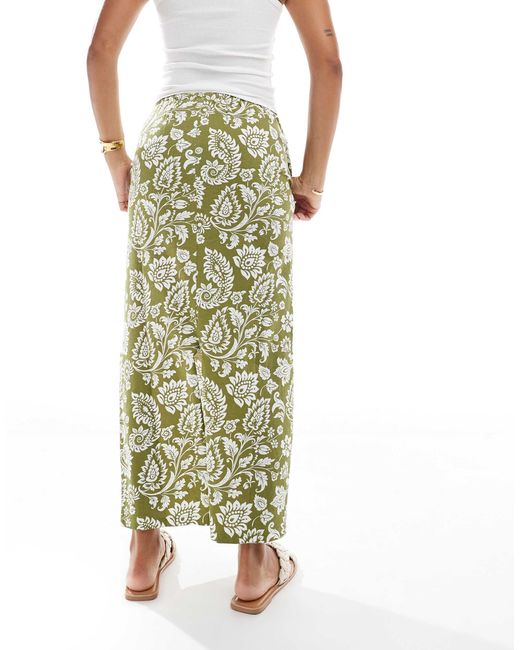Threadbare Green – maxirock aus jersey