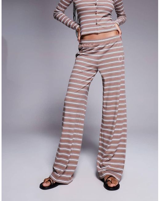 ASOS Multicolor Weekend Collective Co-ord Stripe Trouser