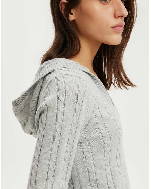 Cotton On Gray Cotton V Neck Pullover