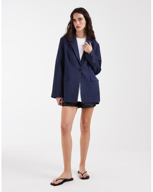 BRONZE SNAKE Blue Brooks Blazer