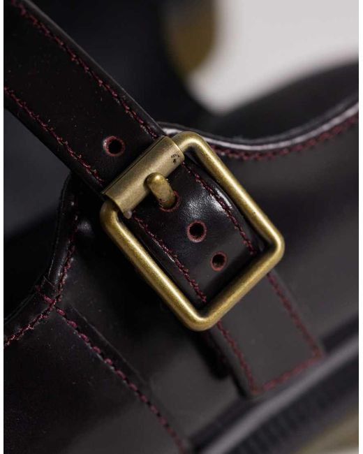 Dr. Martens Red Madaline Mary Jane Cut Out Shoe