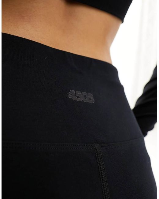 4505 Black Icon High Waist Wide Leg Dance Pant