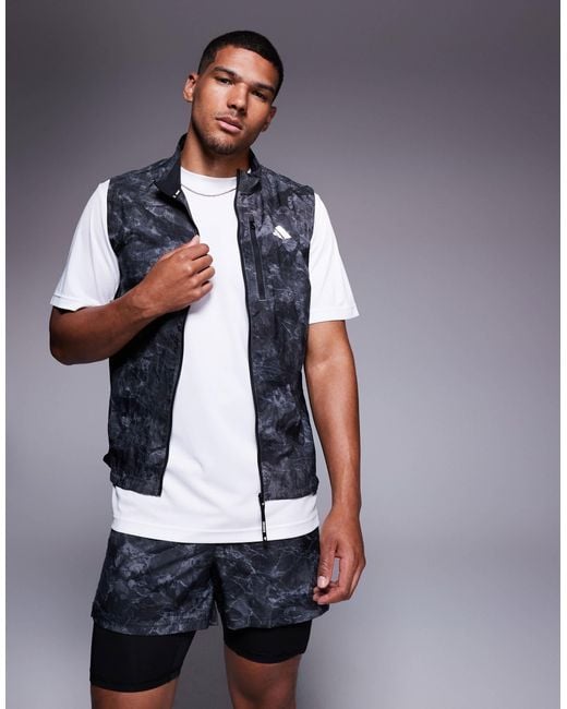 Adidas Originals Adidas running – own the run – trägertop in Blue für Herren
