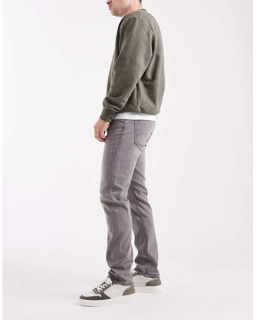 Only & Sons Gray Weft Regular Fit Jeans for men