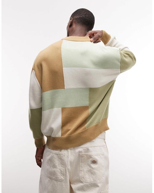Pull ras BLKVIS pour homme en coloris Green