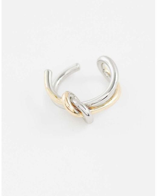 Reclaimed Vintage Natural Unisex Knot Ring