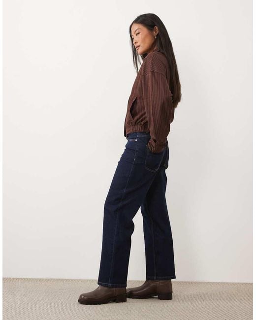 Miss Selfridge Multicolor Straight Leg Jeans