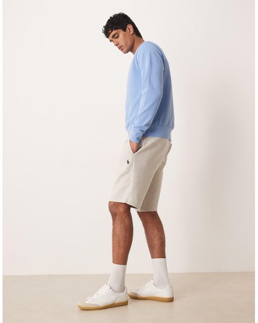 Polo Ralph Lauren Blue Icon Logo Double Knit Tech Shorts for men