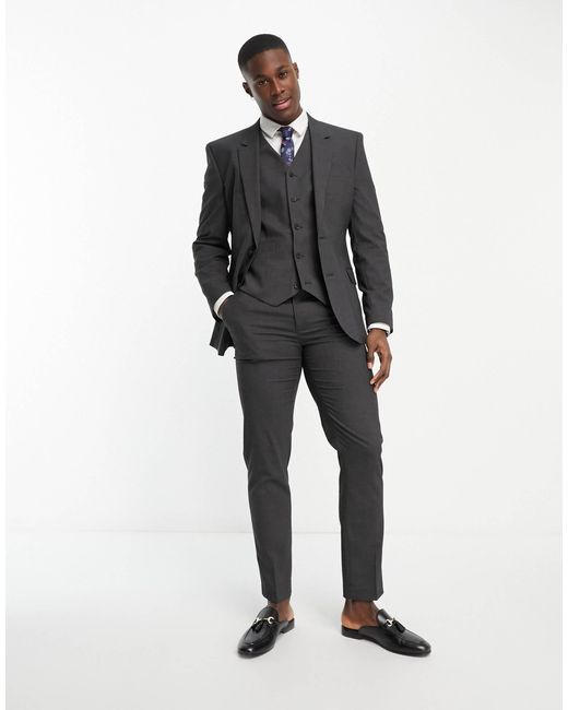 ASOS Black Slim Suit Jacket for men