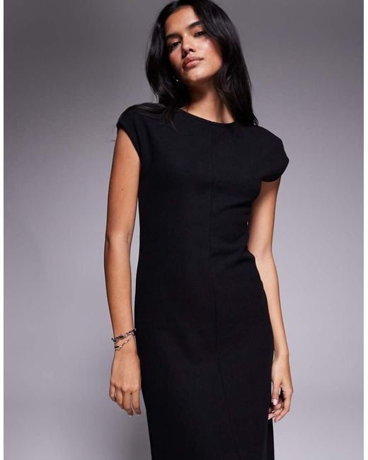 open back off the shoulder dress Dressing Up Black One Shoulder Maxi Dress With Open Back Detail – Club L  London