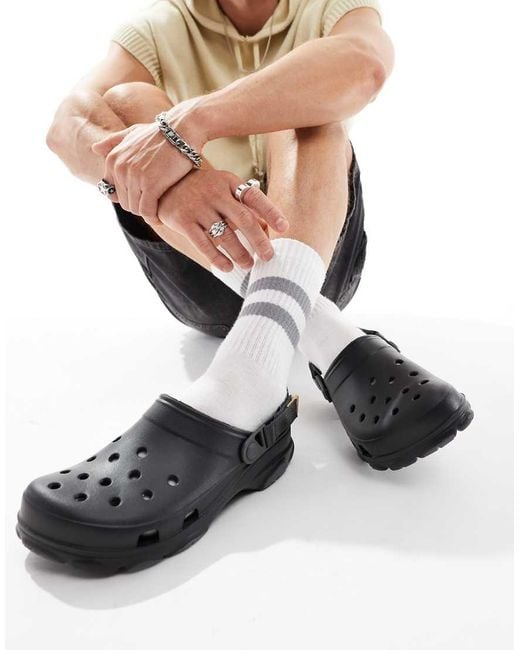 CROCSTM Black Classic All-Terrain Clog for men