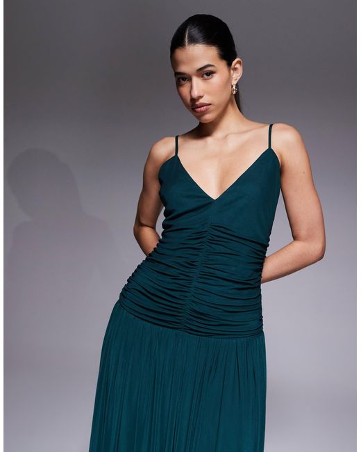 green emerald velvet dress SADIE – Aria Cove