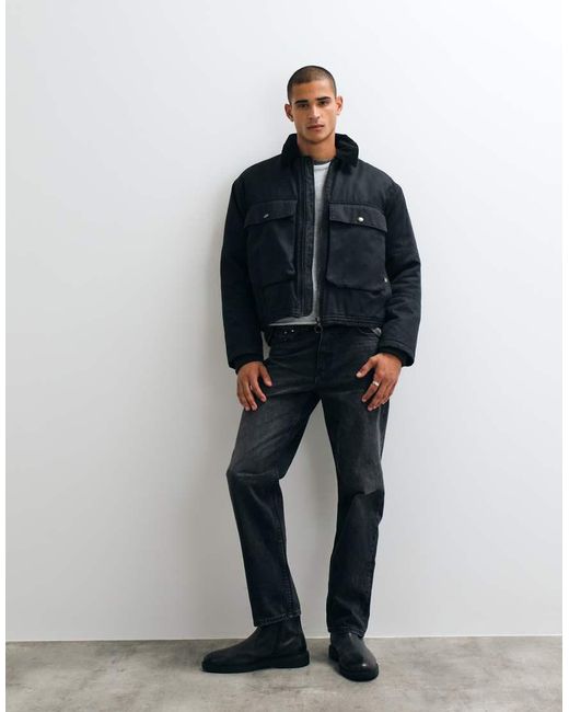 Giacca Utility Barn Nera di Weekday in Blue da Uomo
