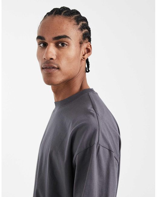 ASOS – 2er-pack basic-t-shirts in Blue für Herren
