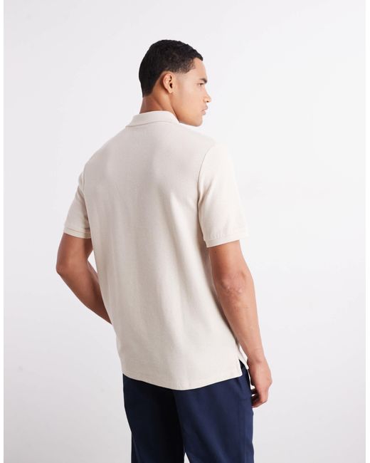 Polo zippé - beige Jack & Jones pour homme en coloris Multicolor