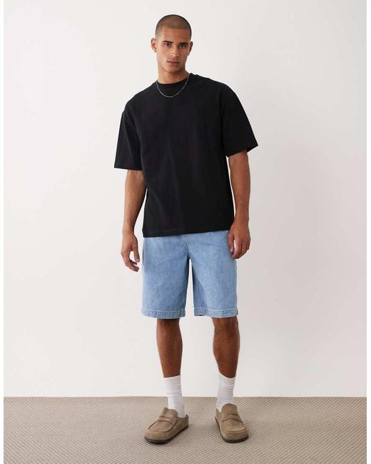 ASOS Black Oversized T-shirt for men