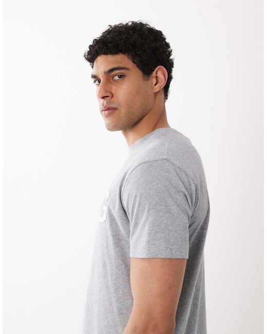Gant White Varsity G Badge T-shirt for men