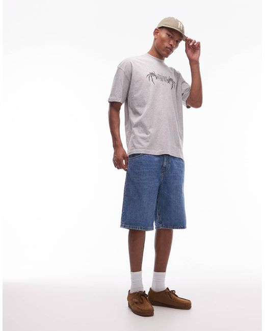 AllSaints Gray Angelic Ss T-shirt for men