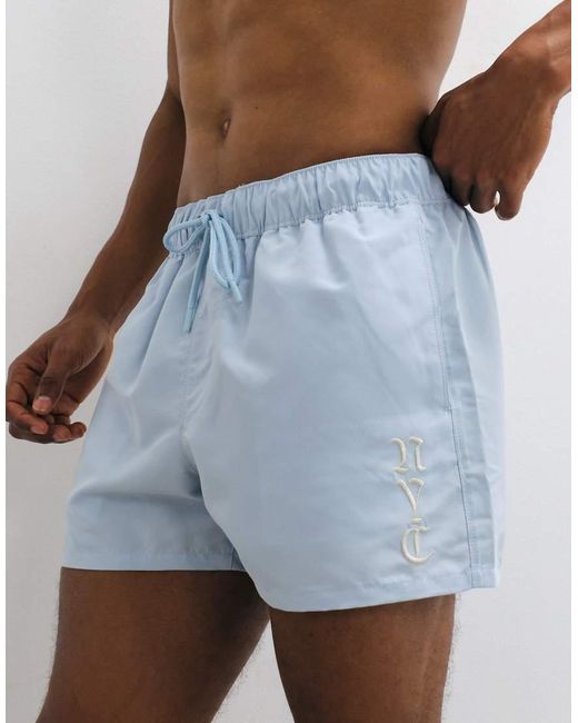 ASOS Blue Swim Shorts for men