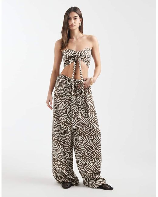 Aray White Beach Bandeau Top
