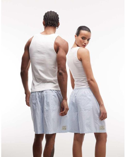 Collusion White 3/4 Length Boxer Short