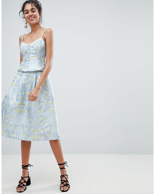 oasis floral midi