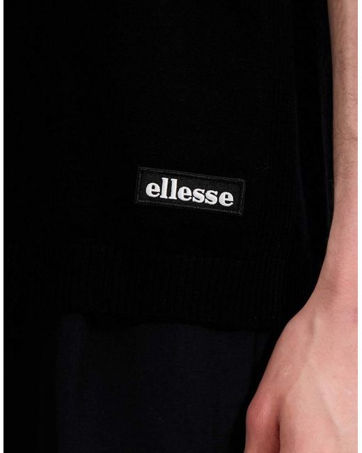 Ellesse Black Milanzi Polo for men