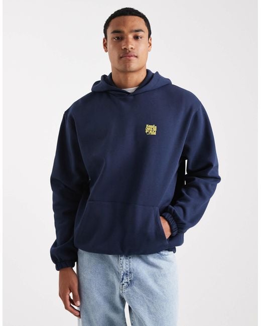 ASOS – kapuzenpullover in Blue für Herren