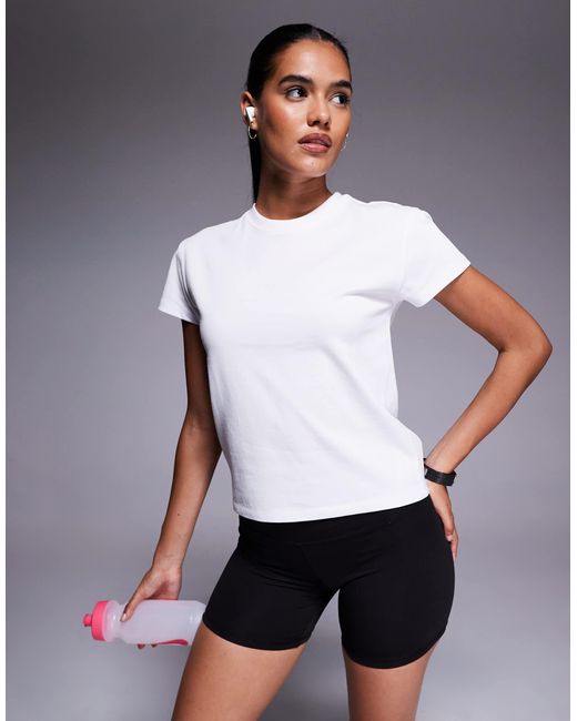4505 Red – running – kastiges, schnelltrocknendes baumwoll-t-shirt