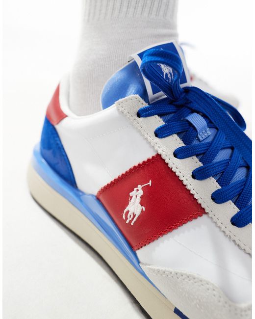 Train '89 - baskets - , rouge et bleu Polo Ralph Lauren pour homme en coloris Blue